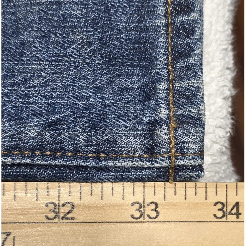 J Crew Style 770 Men's 34x34 Japanese Fabric Kaihara Denim Blue Cotton Jeans